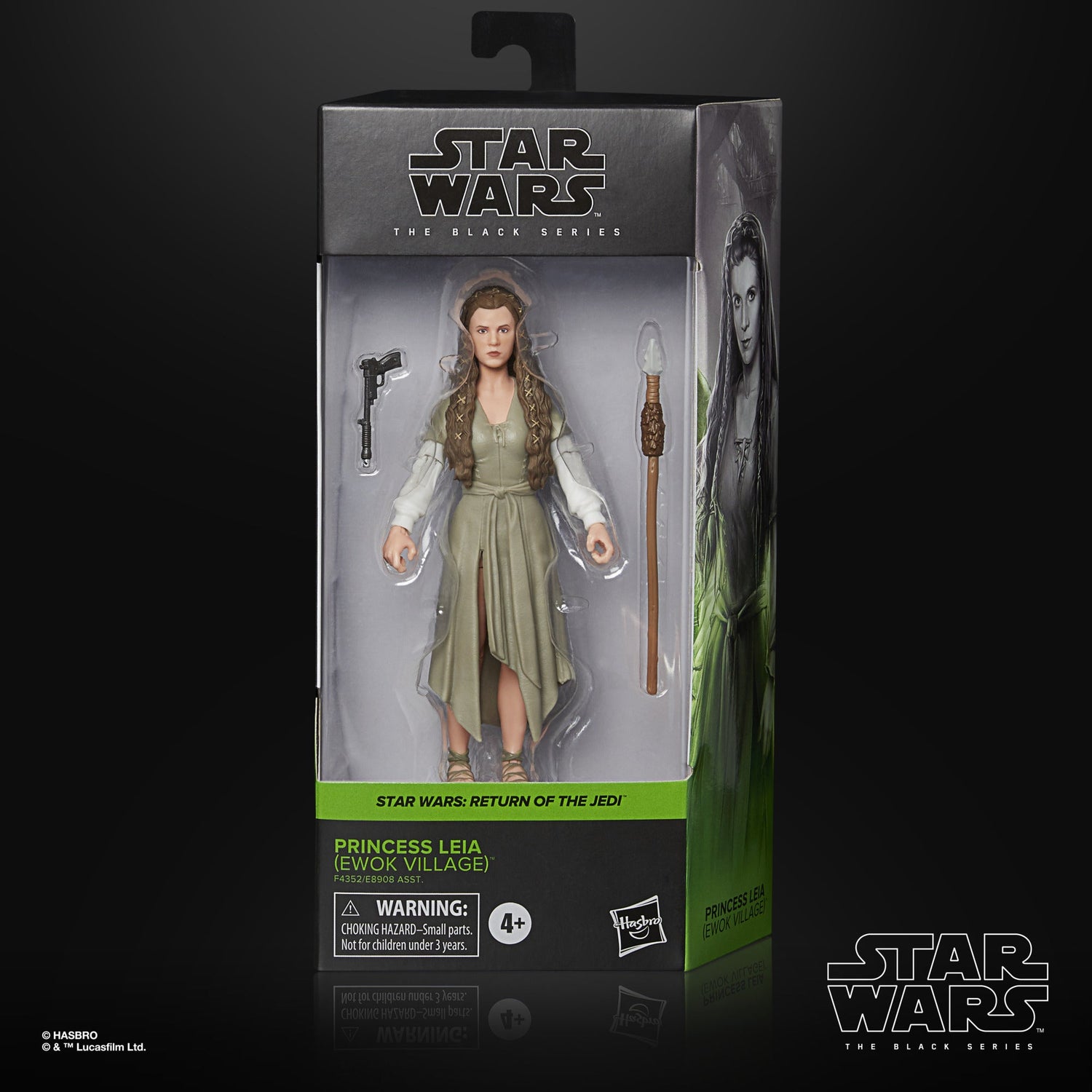 Star Wars: The Black Series Princess Leia (Ewok Village) Hasbro No Protector Case